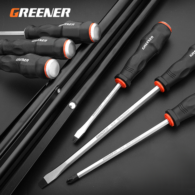Greener Flat-blade Screwdriver Screw Driver Phillips Slotted Cross Multi-Function Magnetic Precision Screwdriver Repair Tool