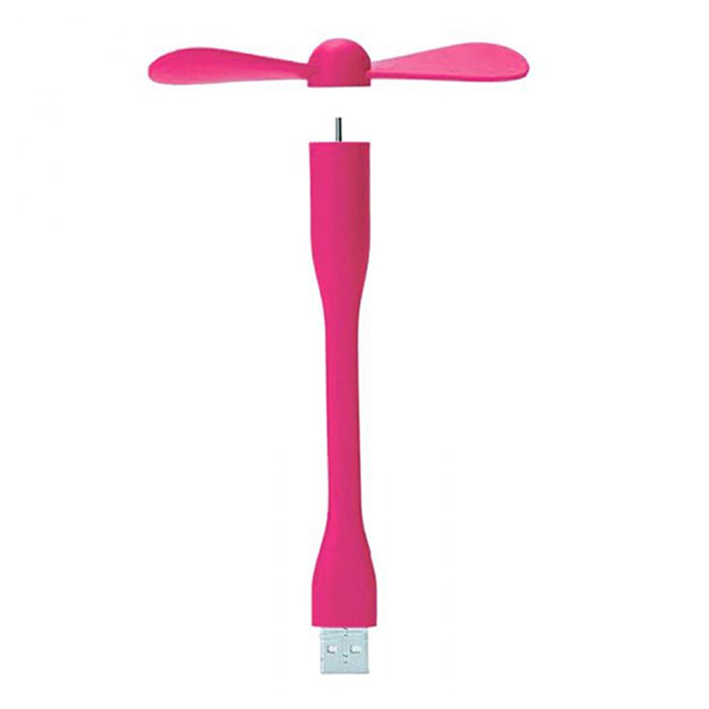 Gadgets electrónicos para ordenador portátil, Ventilador Led Usb, Enfriador de ventilador de refrigeración Flexible USB portátil: Rosa