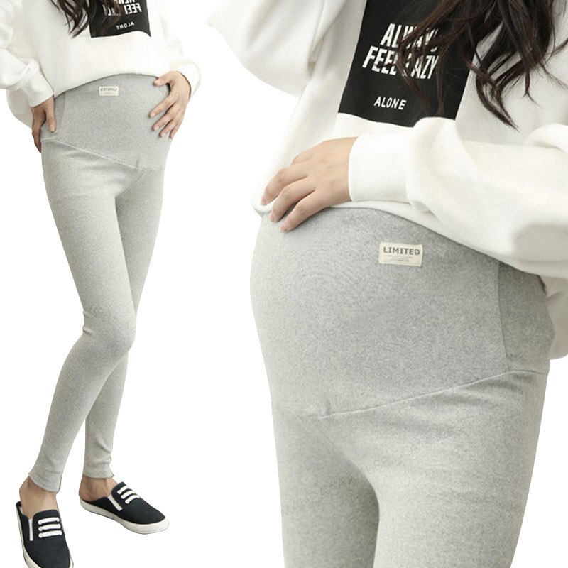 Maternity Leggings Adjustable Women Pants Pregnant Woman Leggings Spring Cotton Trousers High Elastic Maternity Leggings: style B