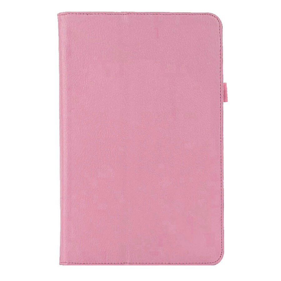 Litchi PU leather case For Samsung Galaxy Tab A 8.0 inch tablet cover SM-T290 T295 T297 Protective Tablet Case +Film+pen: pink