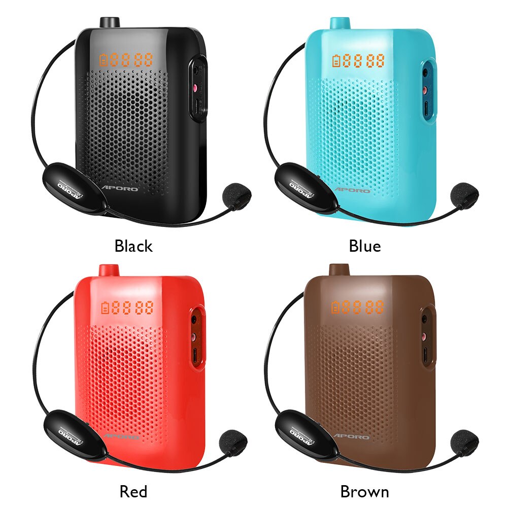 Megaphone Speaker Bluetooth Loudspeaker Microphone Voice Amplifier Booster for Teaching Tour Guide Sales