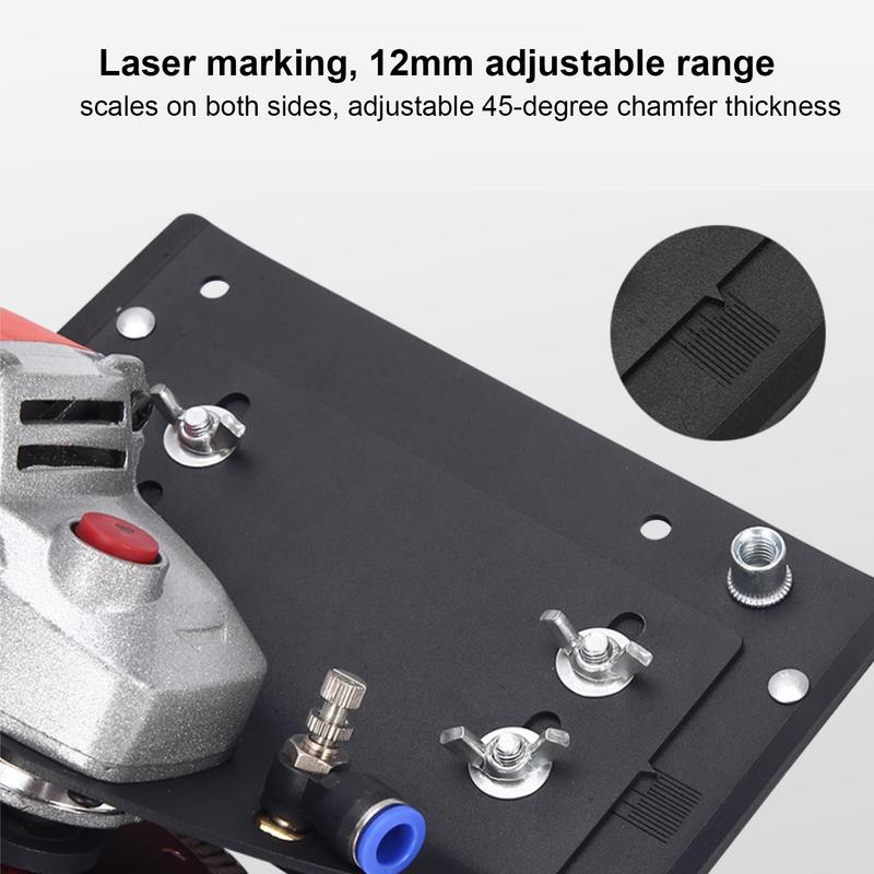 45 graden tegelafschuinen 45 graden hoeksnijmachine Tegelsnijder Gereedschap Haakse slijper Gereedschap 12 mm Verstelbaar bereik voor steen