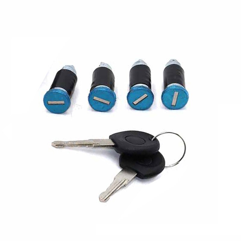Qiilu Kit Serratura Porta In Metallo Con Chiavi Per Partner 1996-2007 E Xsara 1997-2005 - 3 O 4 Cilindri
