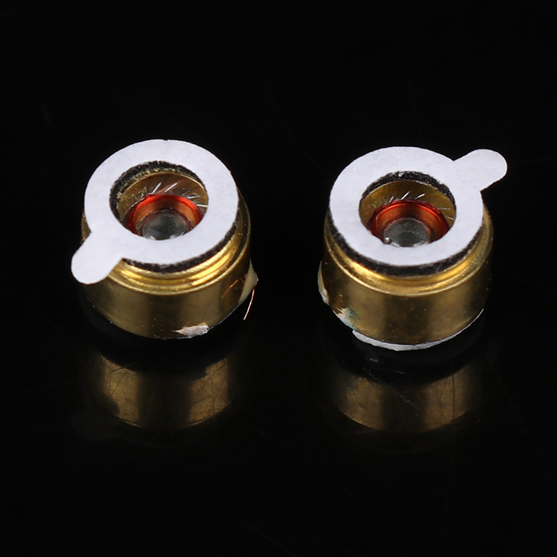 2 stuks 6MM oortelefoon vervangende luidspreker zware bas oortelefoonluidsprekers voor Bluetooth-oordopjes hoofdtelefoon reparatieonderdelen