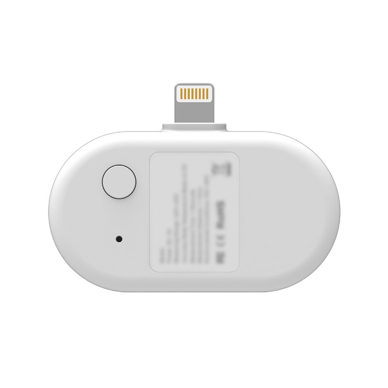 Termómetro portátil para teléfono inteligente, alarma de temperatura de alta temperatura para Apple tipo C, LED, lectura clara en pantalla led, enchufar y usar