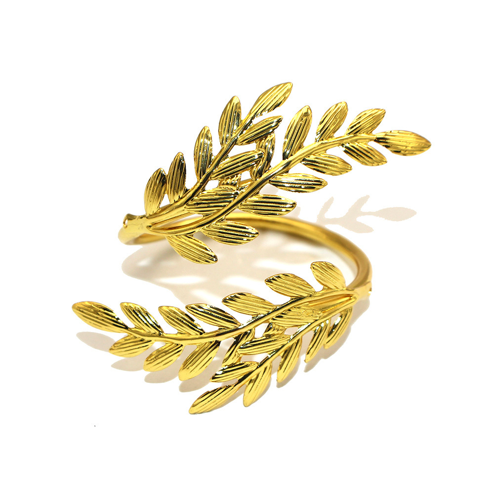Servilleteros dorados de trigo, servilletero de hoja de Metal para Festival de la cosecha, decoración de mesa de cena para de boda y Acción de Gracias de otoño