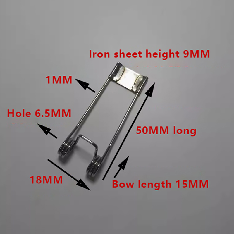 10pcs/lot Mounting Spring Clips Spring For Lamp Led Downlight Torsion Spring Spring Clips Lighting Accessories: indigo