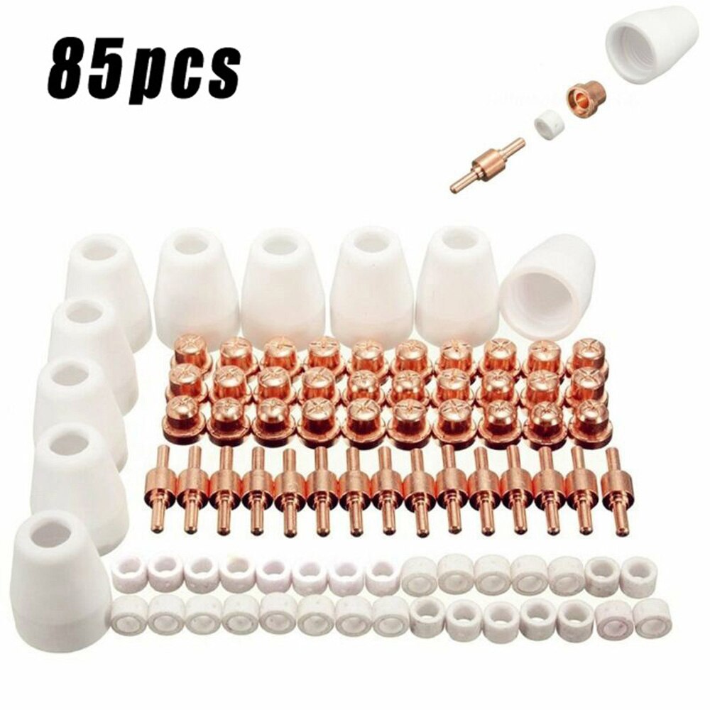 Rbanna1 80 teiliges Plasma Schneid Düsen Set – AG 40 PT 31 Verbrauchsmaterial Für CUT50, CT 312, CUT 40D U.a. AG 40 PT 31 Verbrauchsmaterialien
