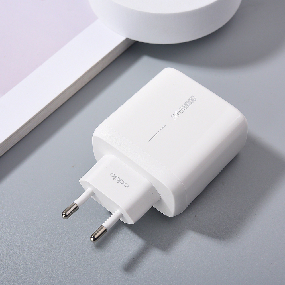 OPPO Charger Original 65W SuperVooc Quick Charging Adapter For OPPO RENO 4 5 6 7 8 PRO Find X2 X3 X5 Pro Reno7 Reno6 Pro+ K9 K10: IL