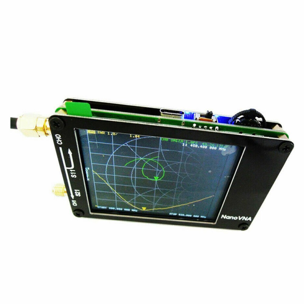 NanoVNA Vector Network Analyzer Antenna Analyzer Short Wave MF HF VHF UHF Metal Shell To Reduce External Interference