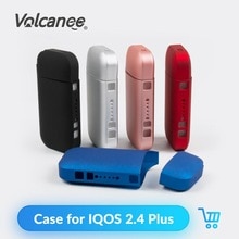 Volcanee PC étui pour IQOS 2.4 Plus anti-poussière décoratif étui de protection manchon E Ciagarette Mod Vape accessoires