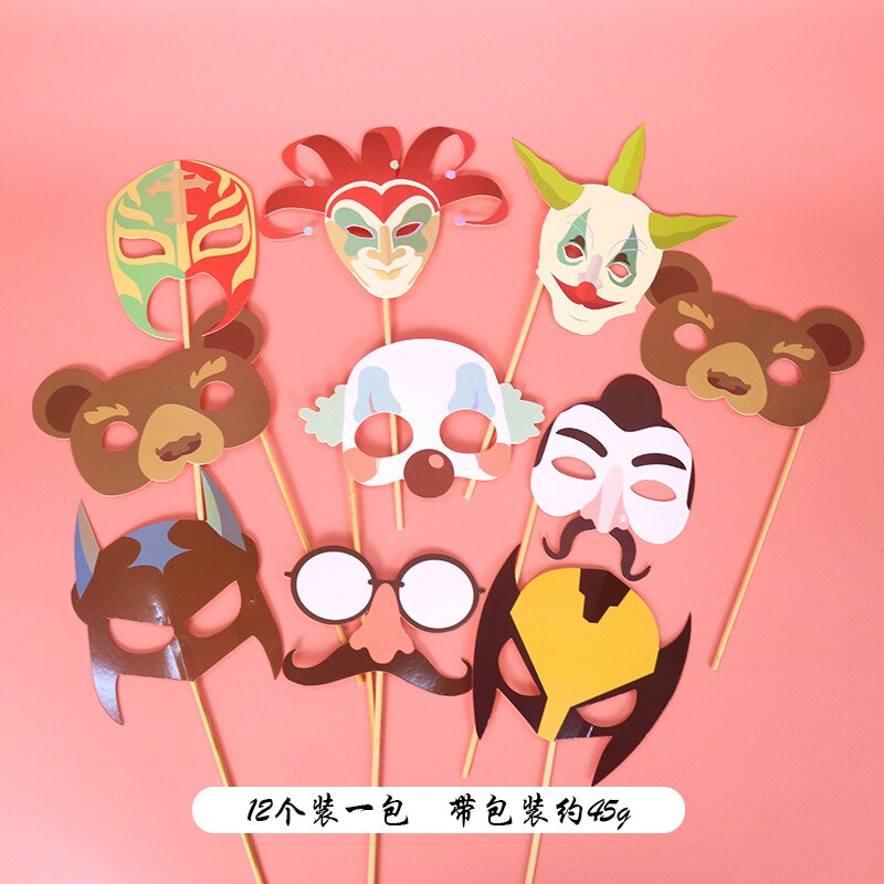 12pcs DIY Party Decoration Wedding Pthotbooth Props Bride and Groom Just Married Photo Booth Props Bachelor Party Supplies: comdy