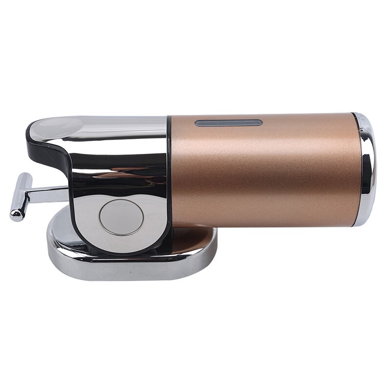 Wall Mount Shower Shampoo Dispenser Auto Touch-free/ Manual Stainless Steel Soap Dispenser: golden