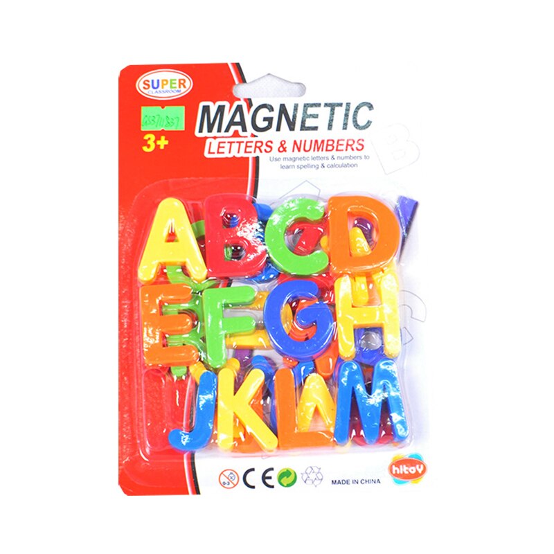 3D Letters And Numbers Baby Kids Early Education Magnetic Toy Colorful Alphabet Whiteboard Teaching Fridge Magnets Learning