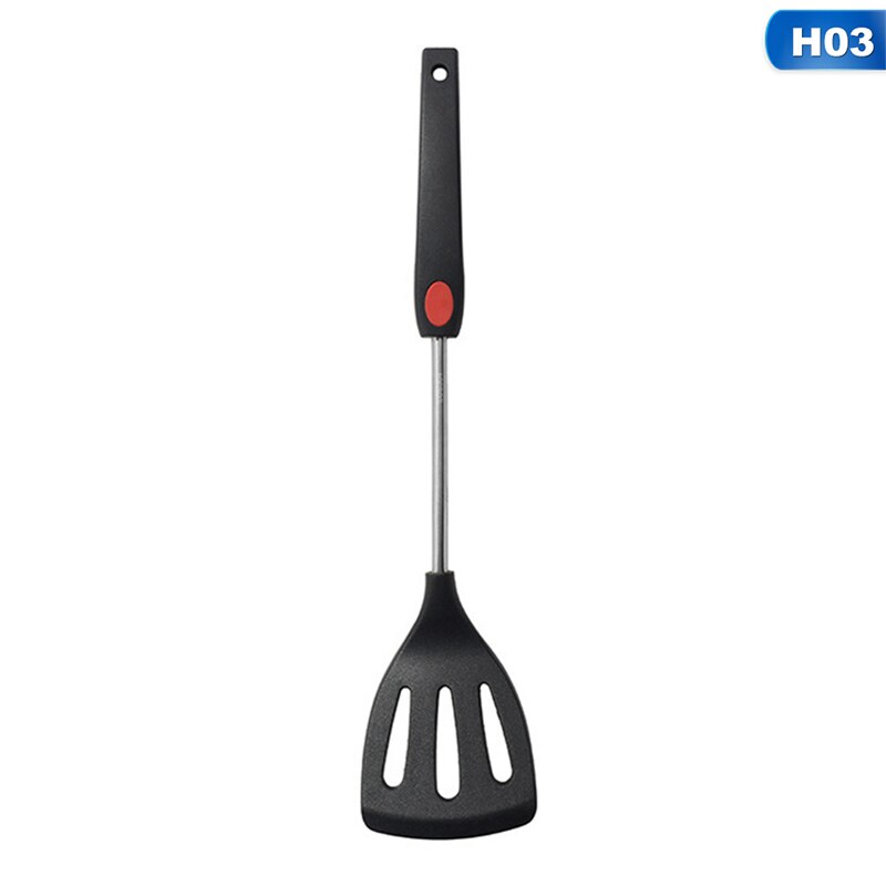 Silicone Utensil-Set Turner Spatula Cooking-Spoon Soup Pastry Tools 11-in-1 Kit Versatile Kitchen Spatula: H03