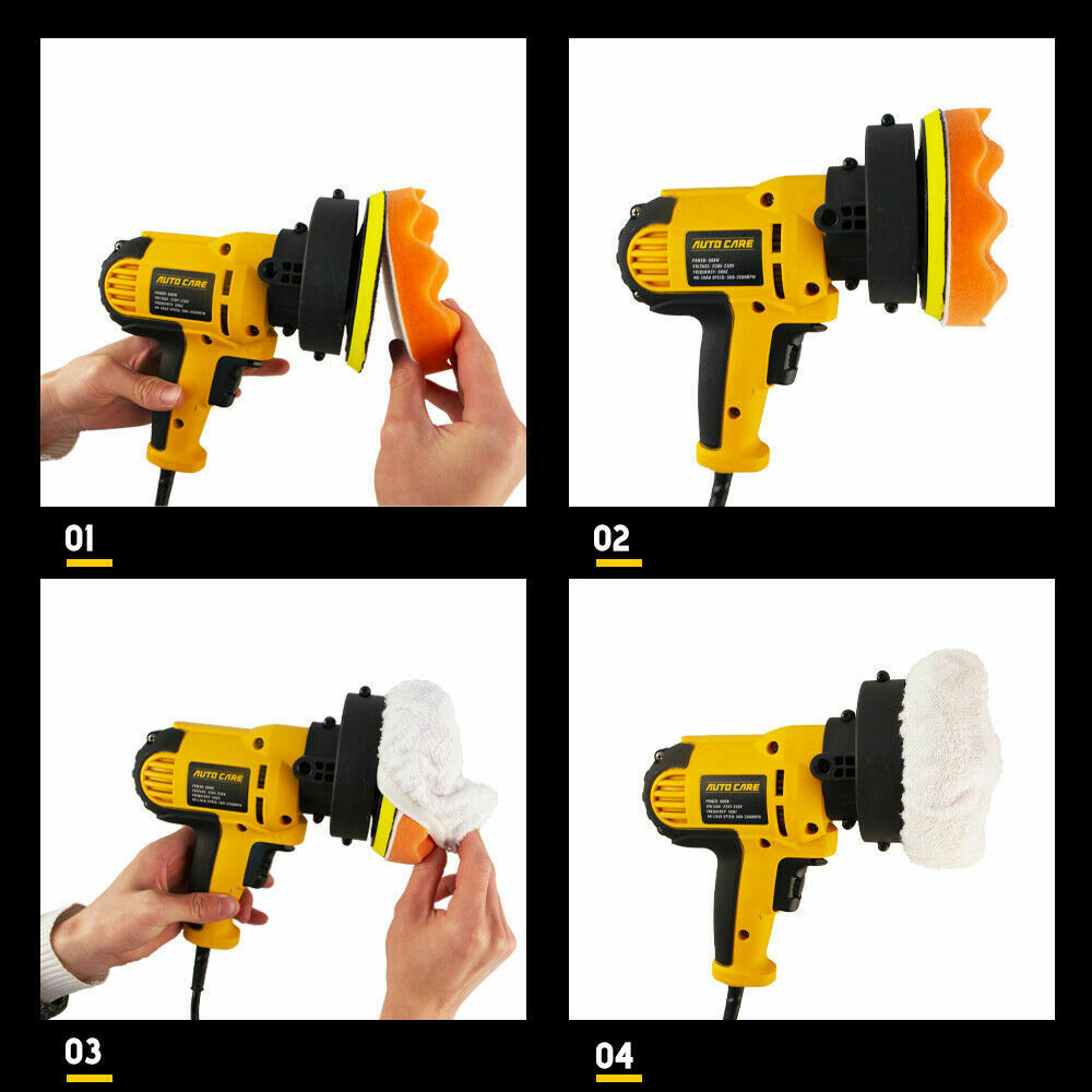 220V elektryczny robić polerowania samochodu maszyna robić 600W 5 cal szlifierka pielęgnacja samochodu szlifierka bufor narzędzia zestaw