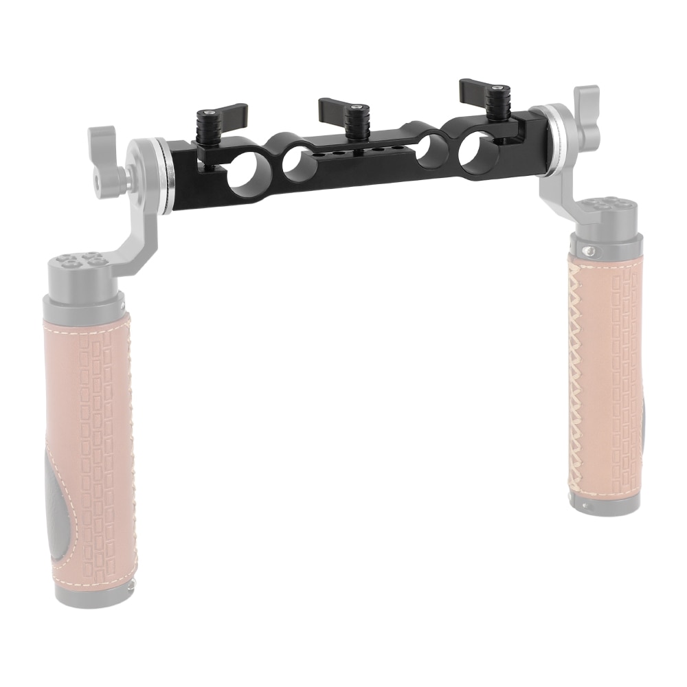Kayulin 15mm & 19mm Dual-port Rod Clamp With Double Ended M6 ARRI Style Rosette Mount for camera support rig kit