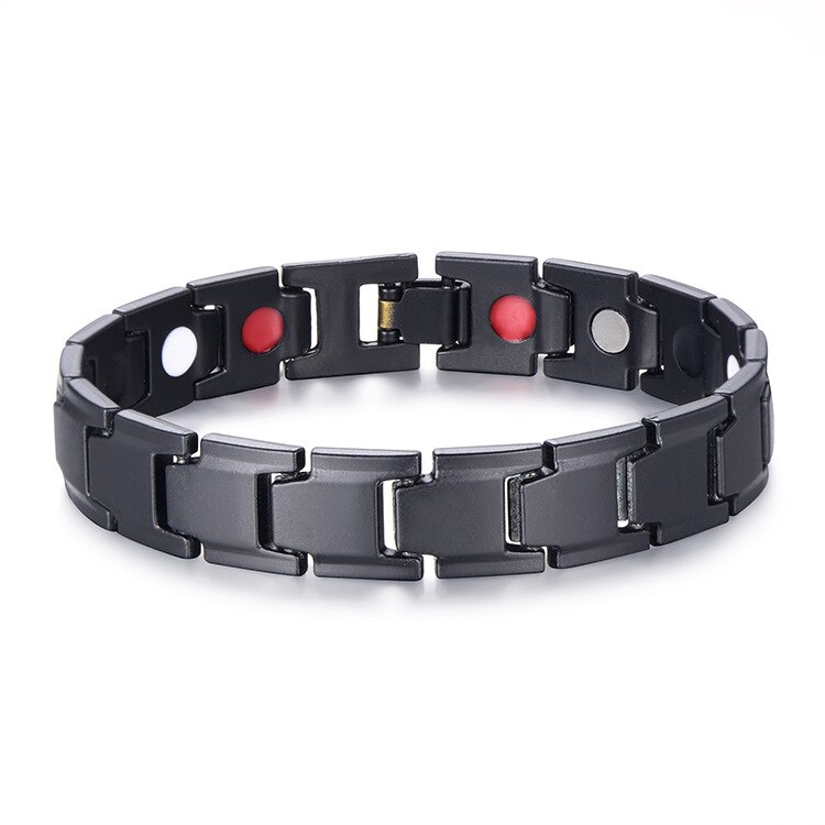 5 couleurs hommes Bracelet perte de poids énergie aimants bijoux minceur Bracelet Bracelets thérapie magnétique Bracelet Bracelets soins de santé: Bladk