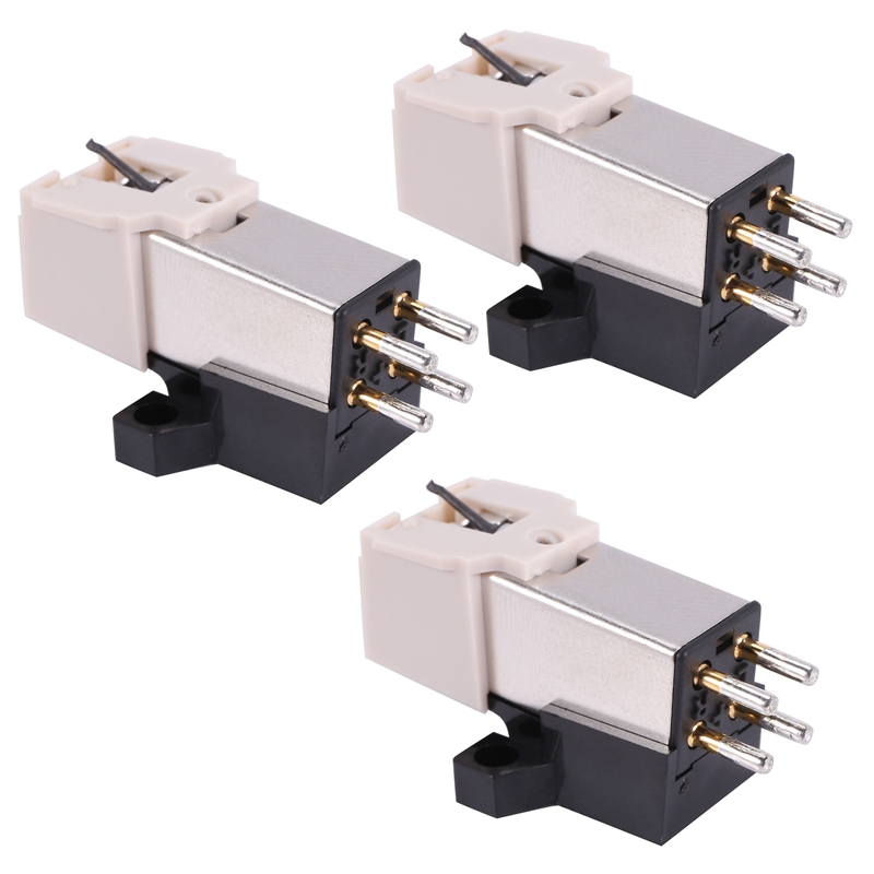 Jabs 3x dynamische magnettonabnehmernadel für audio-technica -3600l