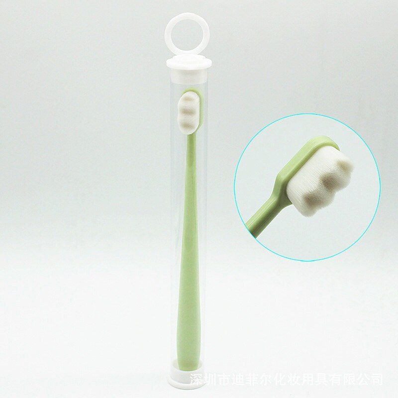 1 Pcs Ten thousand hair toothbrushes pregnant women and children soft toothbrush super soft with PVC tube