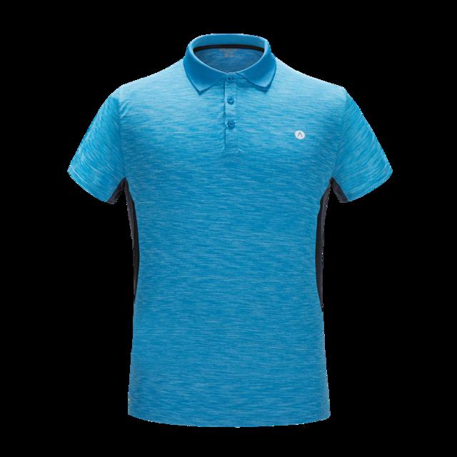 Zity polo shirt mænds kortærmet åndbar afslappet skjorte business high-tops tennis golf t-shirt mærketøj: Blå / 54