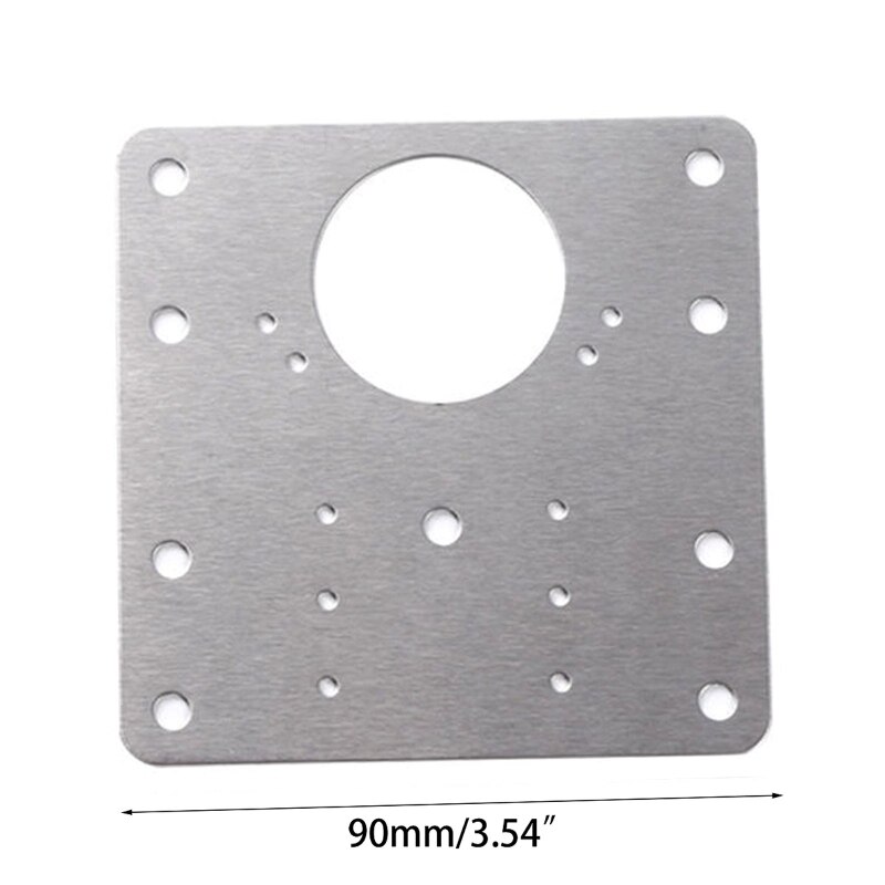 N0HB Kast Scharnier Reparatie Plaat Kit Rvs Scharnier Gereedschap Meubels Deur Scharnier Accessoires Voor Houten Meubelen Planken