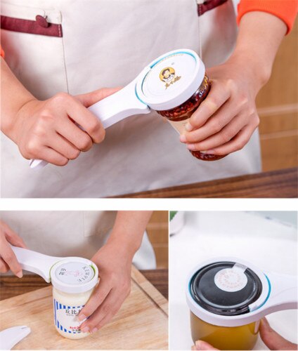 Creatieve 3 in 1 Handige Multi Purpose Handige Jar Fles Blikopener Keuken Twist Tool Grip AU