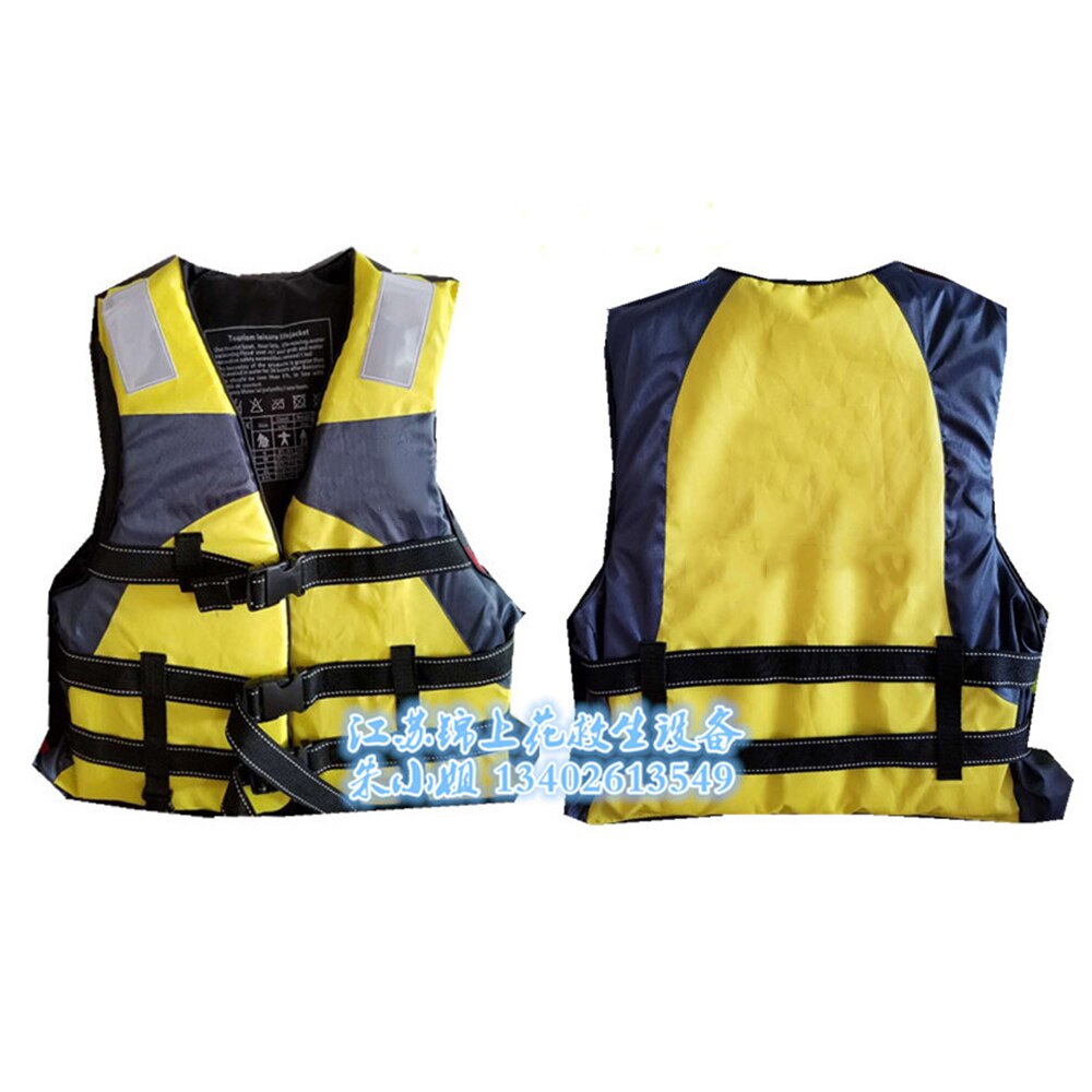 Forsränning utomhus m-xxl storlek flytväst barn och vuxna simning snorkling klädsel fiskedräkt drivande dräkt: Gul / 85-100kg 2xl