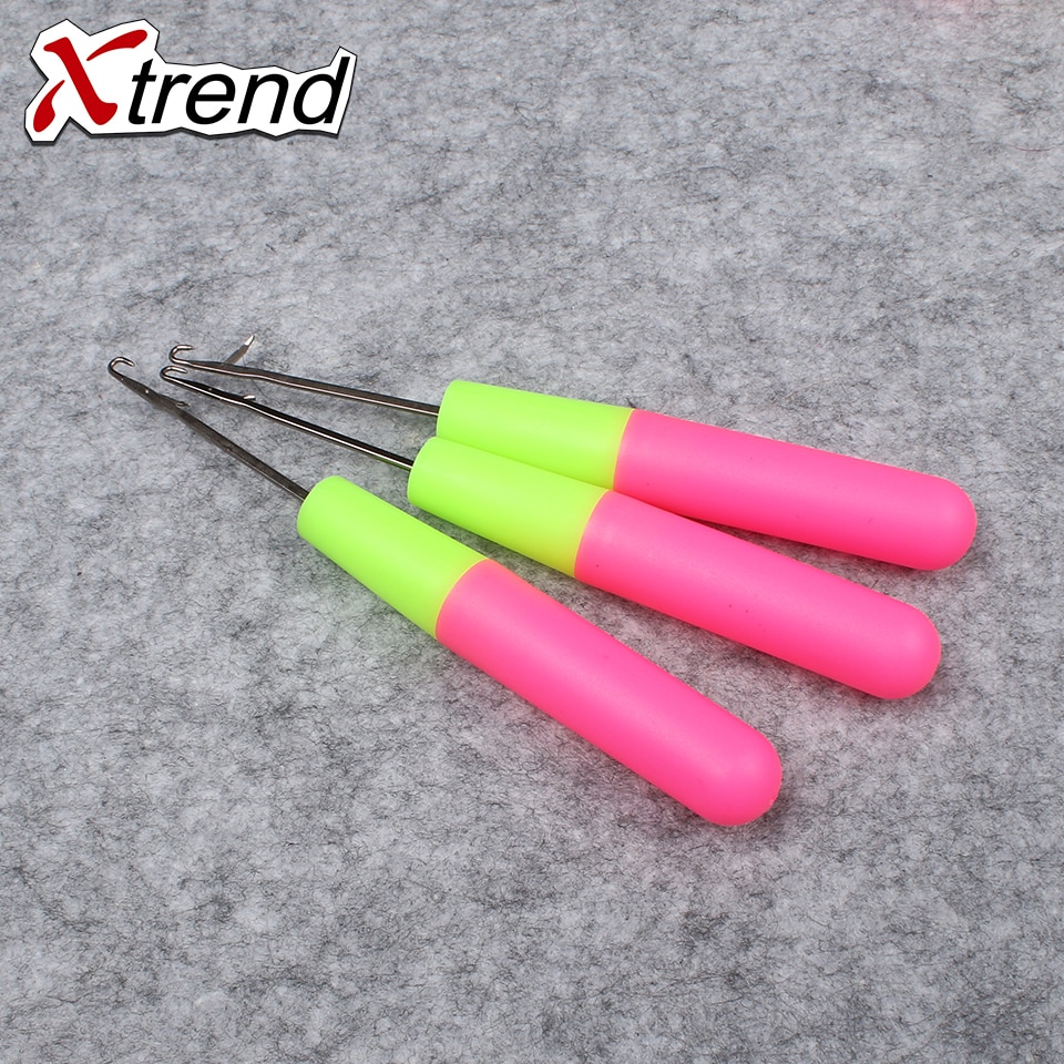 Aiguille à Crochet de verrouillage professionnelle, 6 pouces, 1 pièce, gros trou, crochets Dreadlock pour verrouillage de tresse, outils d&#39;aiguille d&#39;extension