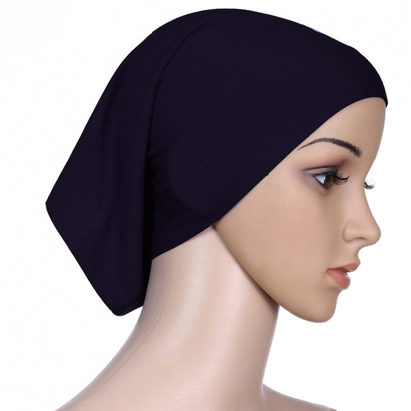 frauen schlicht baumwolle spitze schal Kopf hijab wickeln feste abdeckung-hoch schals foulard femme kopftuch Muslim hijabs stola: 98