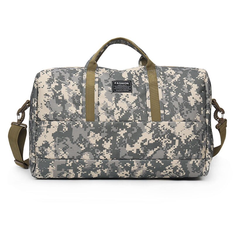 Scione 37L Mannen Camouflage Bagage Handtas Grote Capaciteit Reizen Duffel Koffer Schouder Crossbody Tassen Casual Weekend Draagtas: Style 1