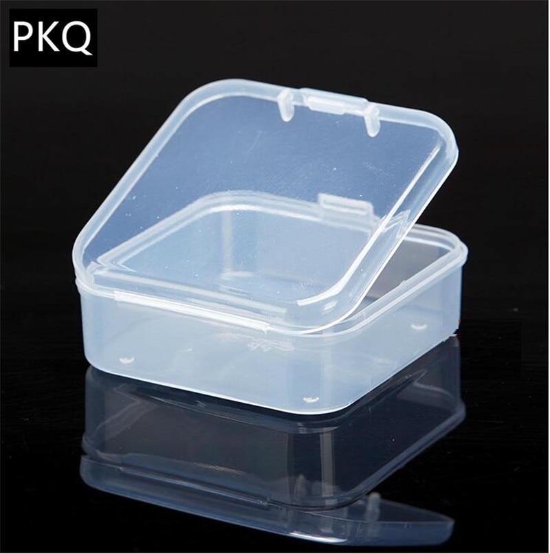 Transparent kunststoff box Lagerung Sammlungen Produkt verpackung box dressing fall Mini Fall Klar Kleine Box 21 Größen