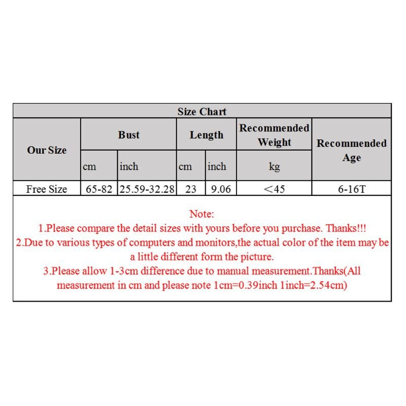 Puberty Girls Wide Straps Tank Crop Top Cartoon Embroidery Underwear Vest 6-16T U50F