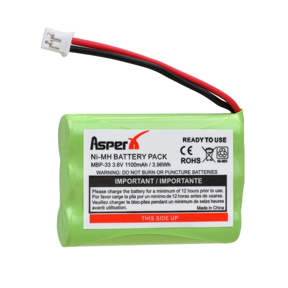 AsperX MBP-33 Batterie 3,6 V 1100mAh Batterie für Motorola MBP33 MBP33S MBP36 MBP36S MBP36PU MBP43