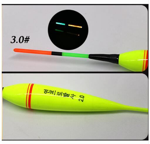 Elektronische lichtgevende dobber voor het vissen met harde vis, dobber met led-licht, oceaanrotsvissen, meervisdobber, batterijvisserij: D