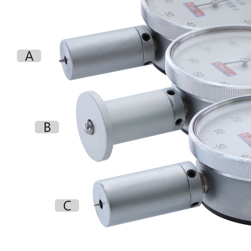 0-100HA Hardness Tester Alloy Bearing Steel Hardness Meter for Rubber,Sponge,Plastic Shore Durometer Measuring Tools