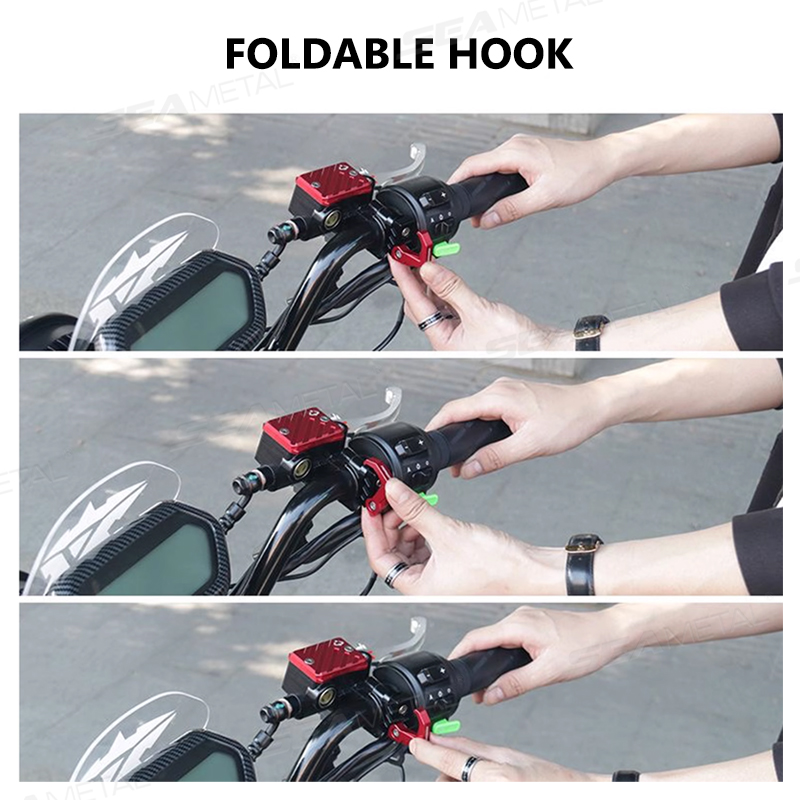 BLALION-soporte para casco de motocicleta, gancho para bolsa de equipaje de aluminio CNC, ganchos para colgar, bolsas para casco de motocicleta, ganchos para dispositivos