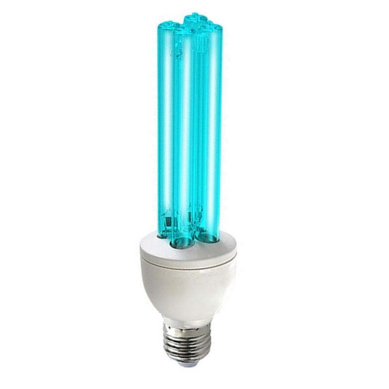 E27 UVC Germicidal Lamp Bulb Ultraviolet UV Light Tube Bulb Disinfection Lamp Ozone Sterilization Mites Lights 110v 220V 30W