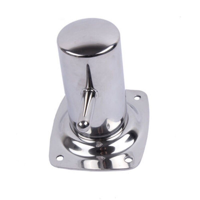 Boot Onderdelen Accessoires 316 Roestvrij Staal 6 "Single Cross Bolder Met Grondplaat Mooring Cleat Marine