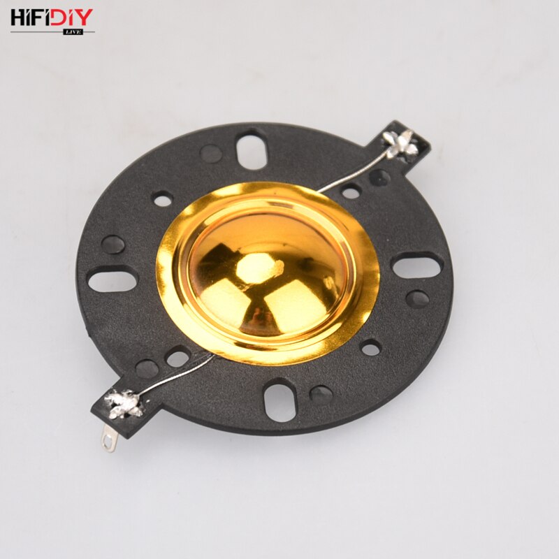 HIFIDIY LIVE 25.5Core Tweeter Voice Coil Membrane Black Transparent Gold Silver Film Treble Speaker Repair accessories DIY Parts: 2 Pieces / Gold