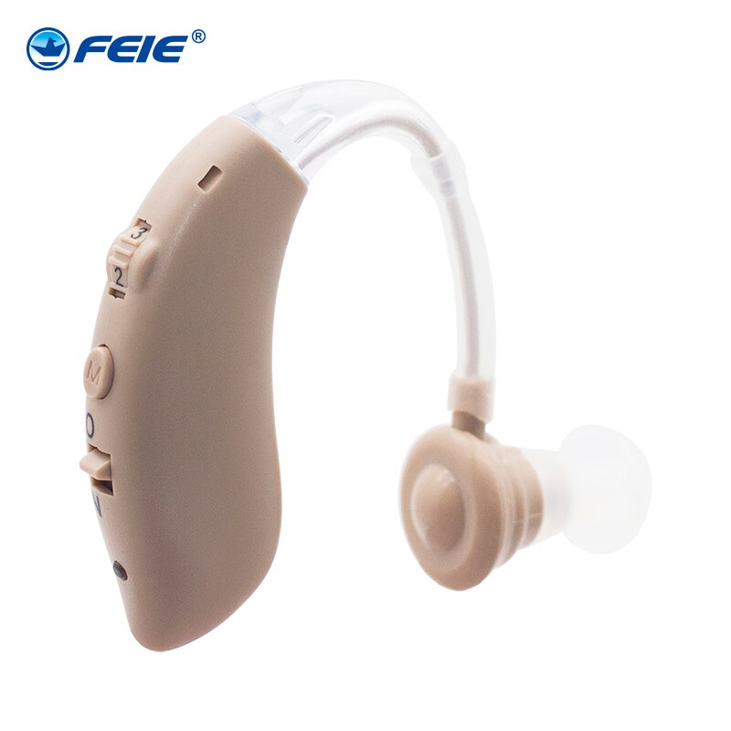 Usb draagbare oplaadbare hoortoestellen draadloze bluetooth-versterker achter het oor voor ouderen oorverzorging s -25a