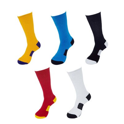 5 Pairs/lot Spring Autumn Teenagers Boys Basketball Socks Cotton Sports Socks Elastic Tube Socks Athletic Sox Heq555: adult random 5 pairs