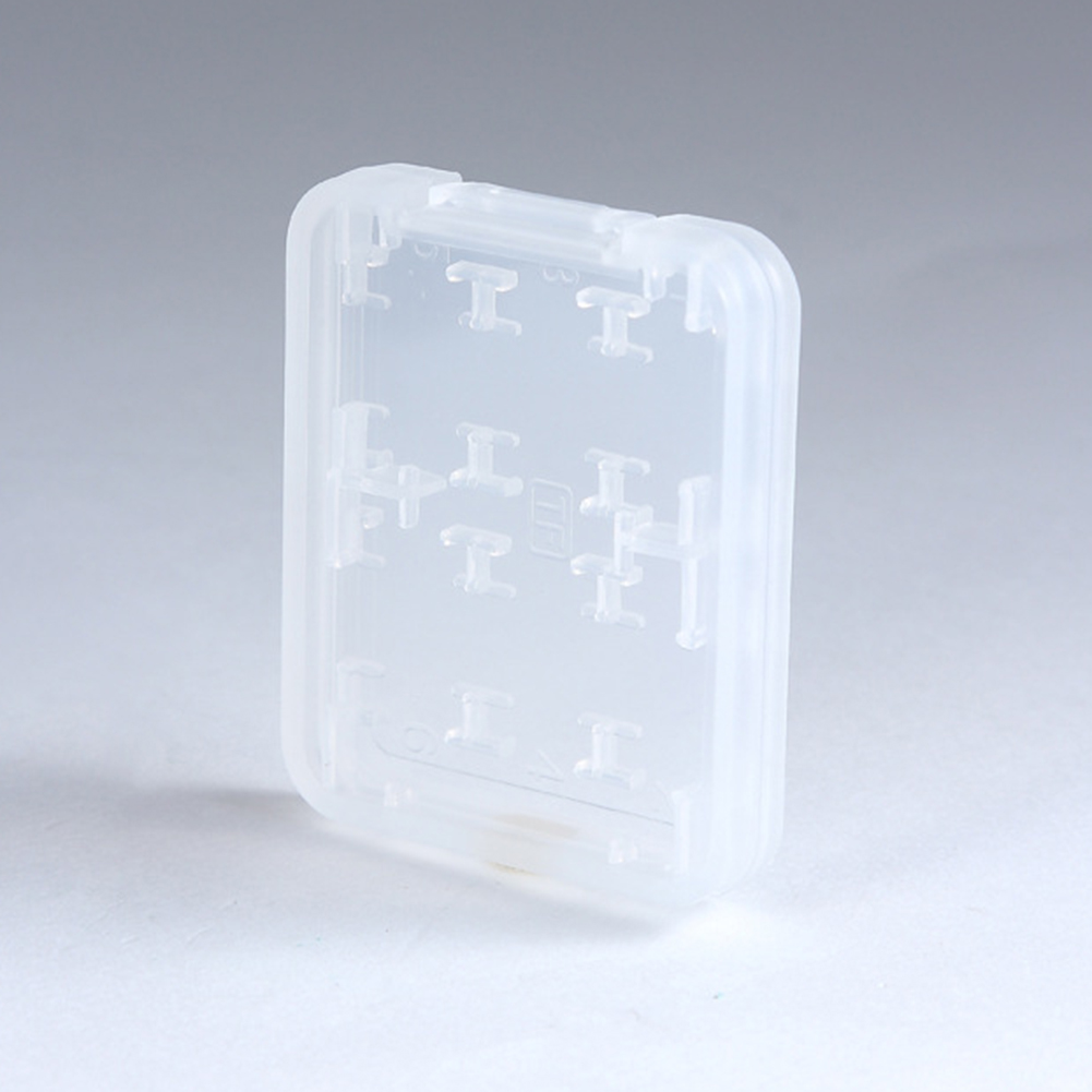 8 in 1 Plastic Micro Dubbele Lagen Plastic Micro voor SD SDHC TF MS Geheugenkaart Opslag Hard Case mini Box Protector