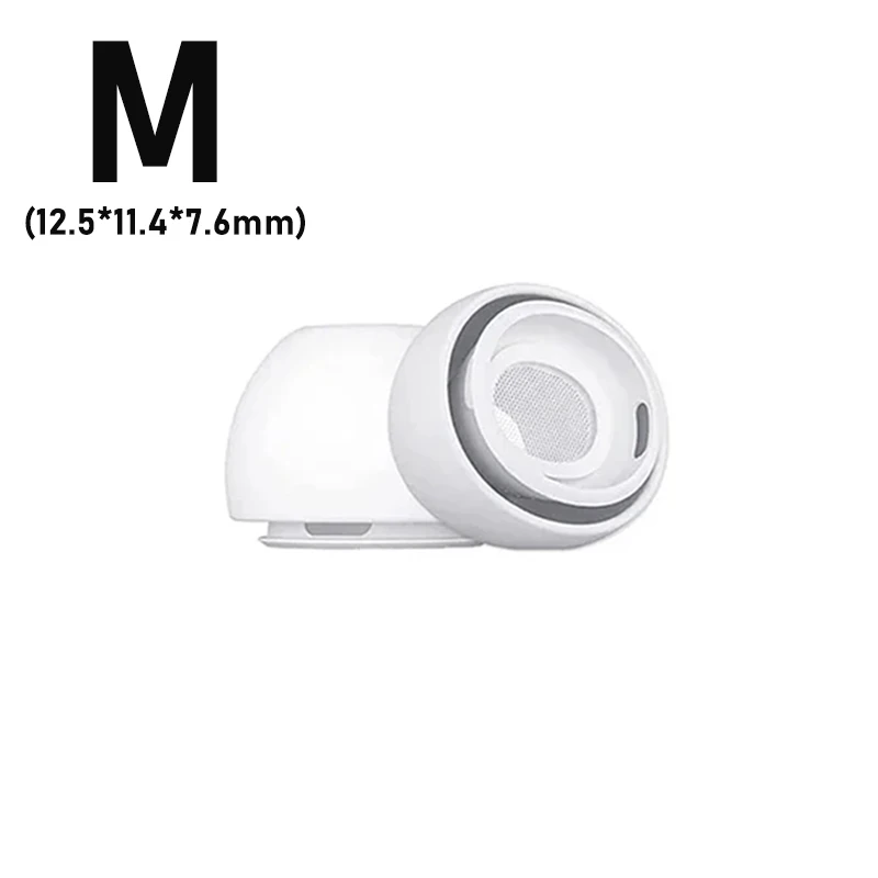 Weiche Silikon-Ohrstöpsel für Airpods Pro 1/2, schützende Ohrhörer-Abdeckung mit Rauschunterdrückungsloch, Ohrpolster für Apple Air Pods Pro: 2XS / Khaki