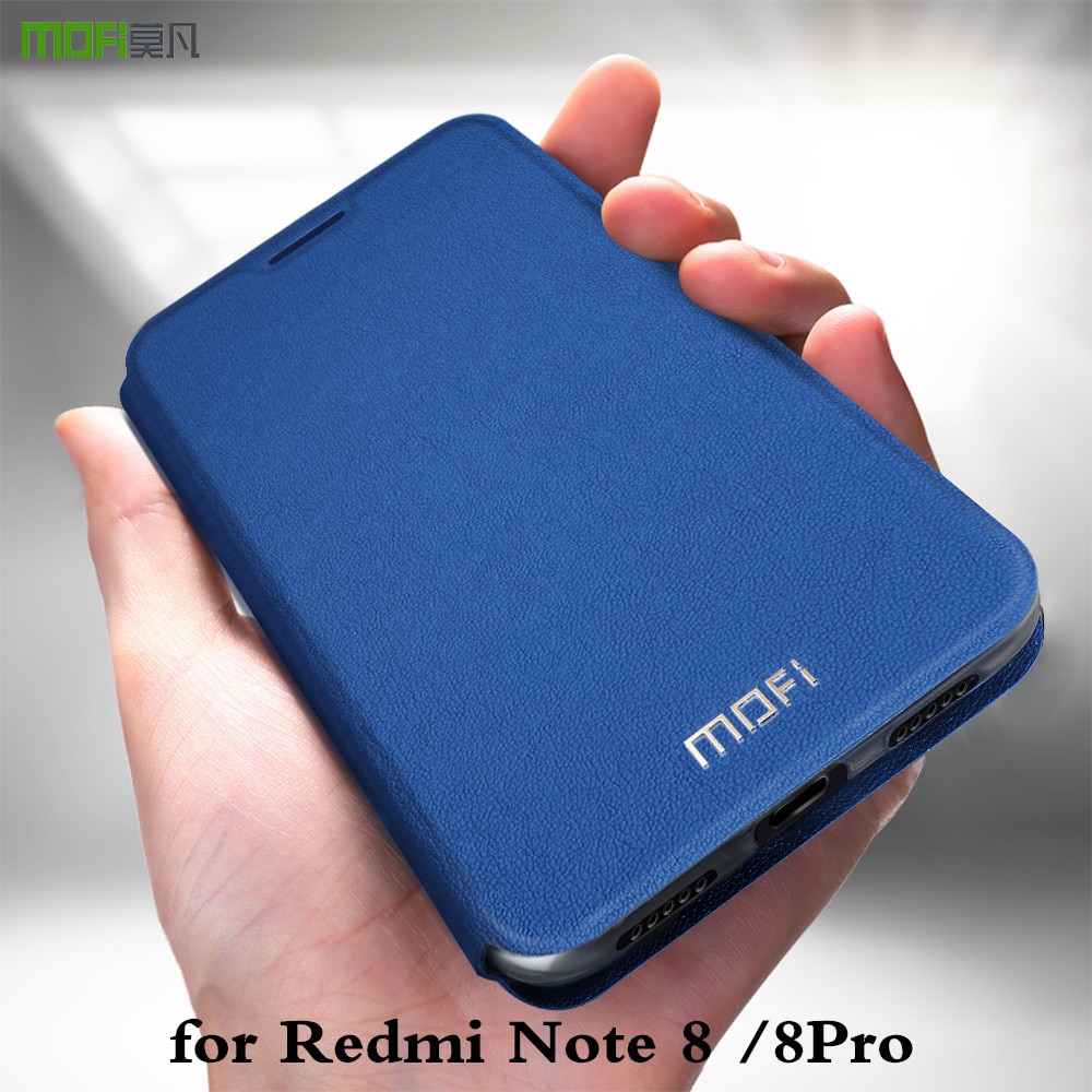 Mofi Voor Redmi Note 8 Cover Case Voor Redmi Note 8 Pro Cover Voor Xiaomi Note8 8pro Xiomi Behuizing Tpu pu Leather Book Stand Folio