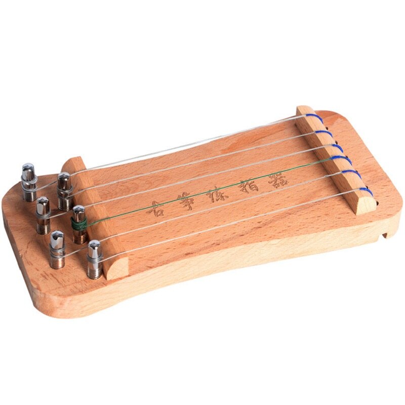 6 String Massief Houten Traditionele Citer Chinese Guzheng Vinger Hand Exerciser