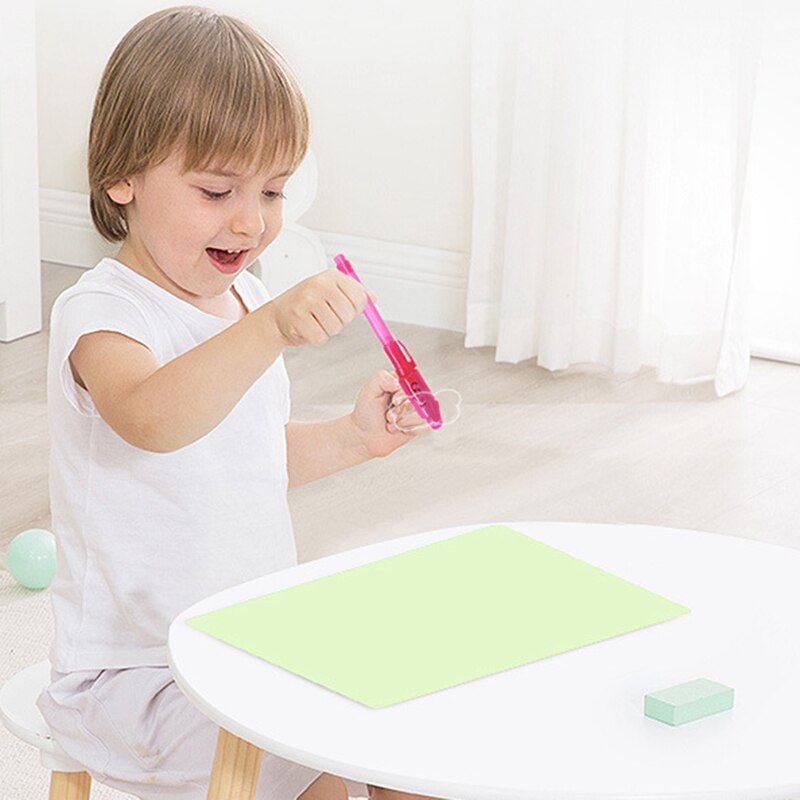 A5 Educatief Speelgoed Tekentafel Tablet Graffiti Led Lichtgevende Magic Ruwe Met Licht-Fun 1Pc