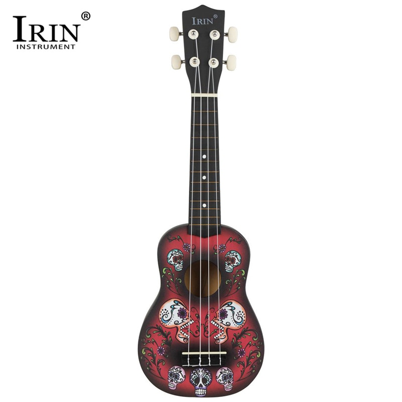 IRIN 21 cal ukulele 4 smyczki hawajski świerk Basswood ciało sopran Taro wzorzec gitara z 21cal ukulele gitara torba