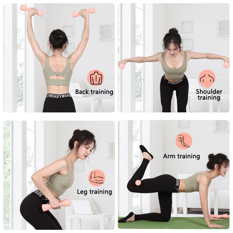 Dumbbells for Household Ladies, Gym Thin Arms, A Pair of Adjustable and Removable Weights, Small Barbells, Special Equipment XB