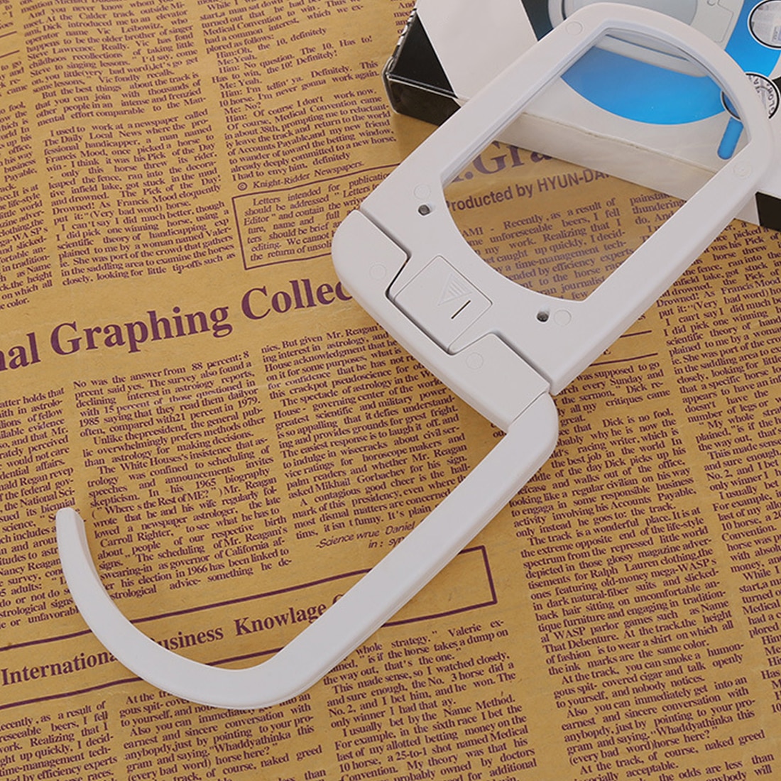 Top Multifunctional Magnifier Foldable Loupe Microscope With Light Magnifying Tool Portable Magnifying Glass 3X Magnification